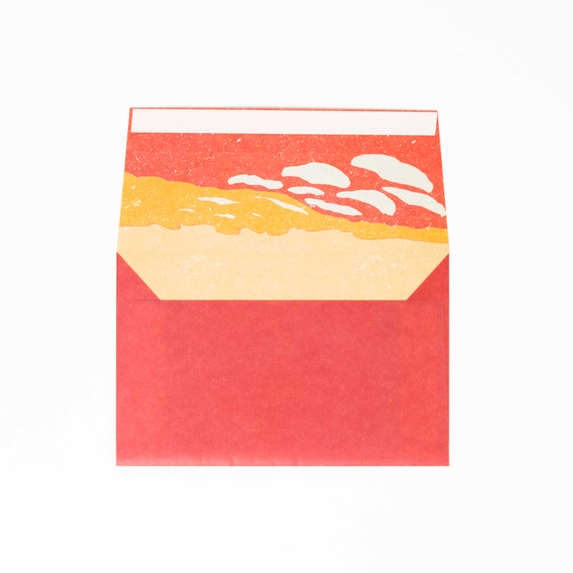 ELCOMMUNE Landscape Sunset Letter Set - ZenPop Japan Stationery Store