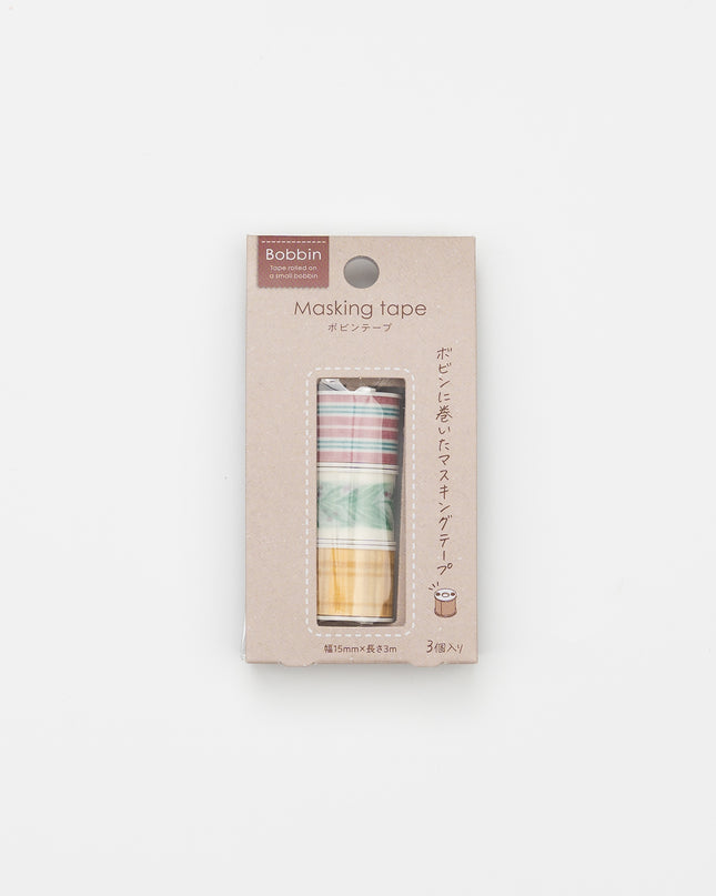 KOKUYO Bobbin Tape (Masking Tape 3 pcs)