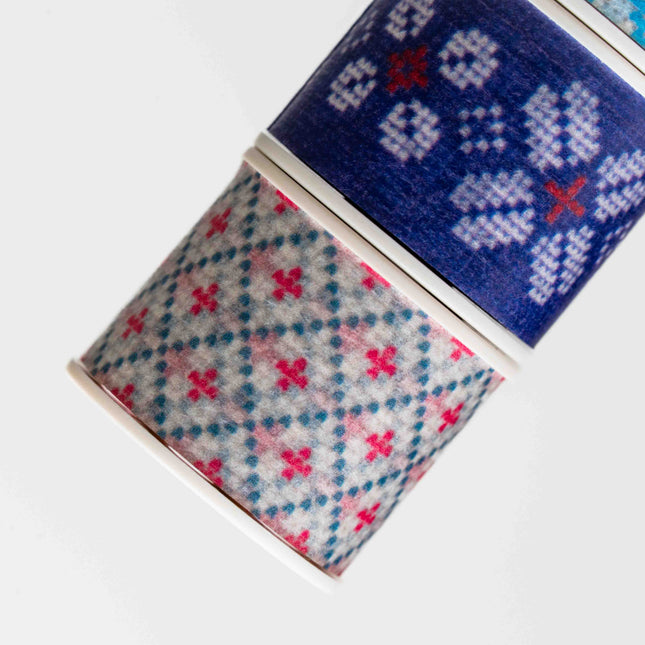 KOKUYO Masking Tape 15mm - Bobbin knit close up