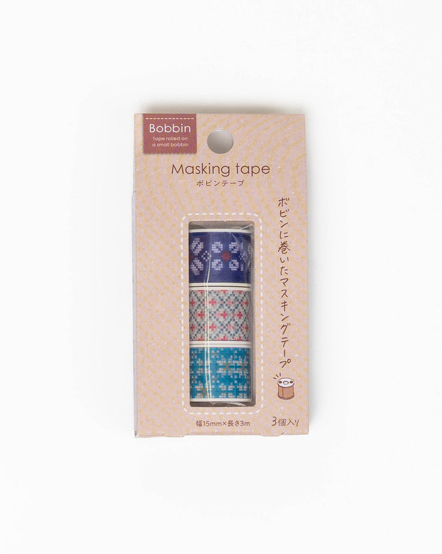 KOKUYO Bobbin Tape (Masking Tape 3 pcs) - ZenPop Japan Stationery Store
