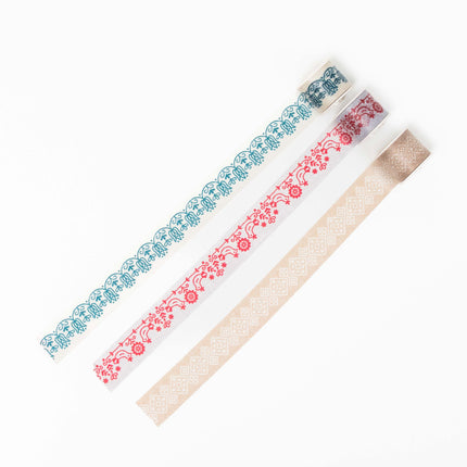KOKUYO Masking Tape 15mm - Bobbin embroidery