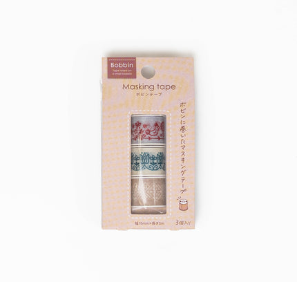 KOKUYO Bobbin Tape (Masking Tape 3 pcs) - ZenPop Japan Stationery Store