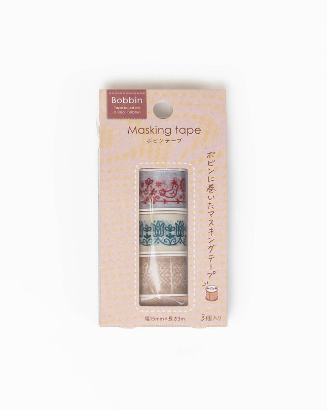 KOKUYO Bobbin Tape (Masking Tape 3 pcs) - ZenPop Japan Stationery Store