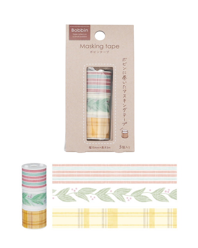 KOKUYO Masking Tape 15mm - Bobbin holiday