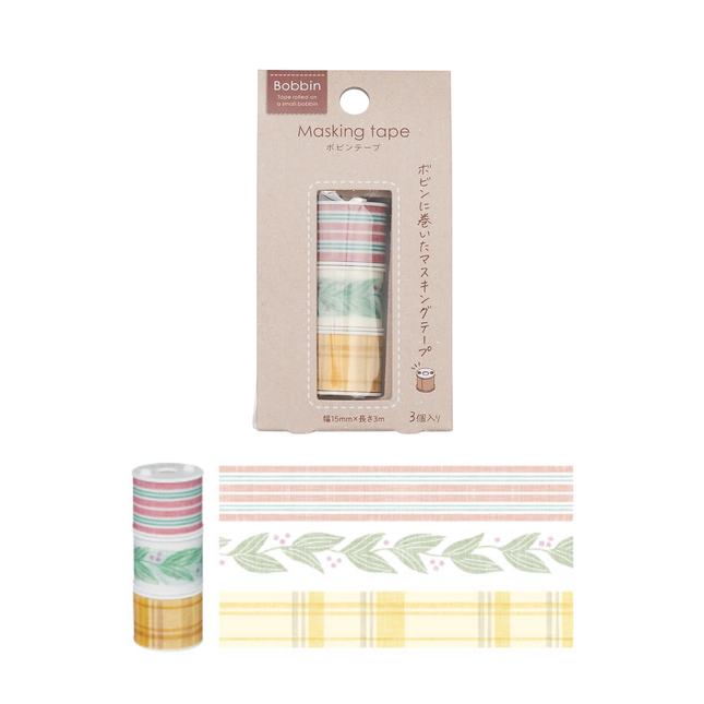 KOKUYO Masking Tape 15mm - Bobbin holiday