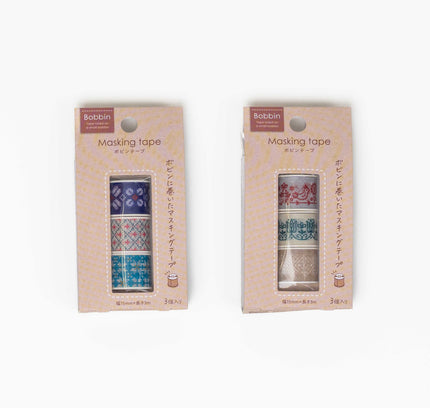 KOKUYO Bobbin Tape (Masking Tape 3 pcs) - ZenPop Japan Stationery Store