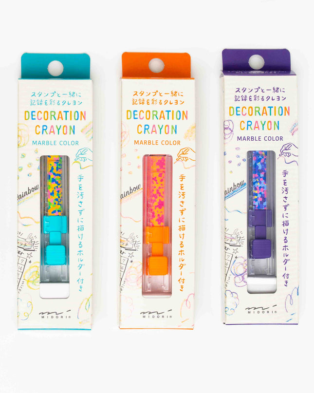 MIDORI Decoration Crayon - ZenPop Japan Stationery Store