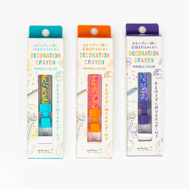 MIDORI Decoration Crayon - ZenPop Japan Stationery Store
