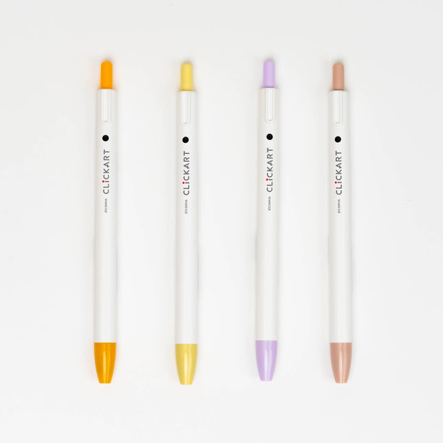 ZEBRA Clickart Pale Color - ZenPop Japan Stationery Store