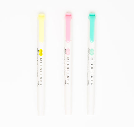 ZEBRA Mildliner 3 Colors Set - ZenPop Japan Stationery Store