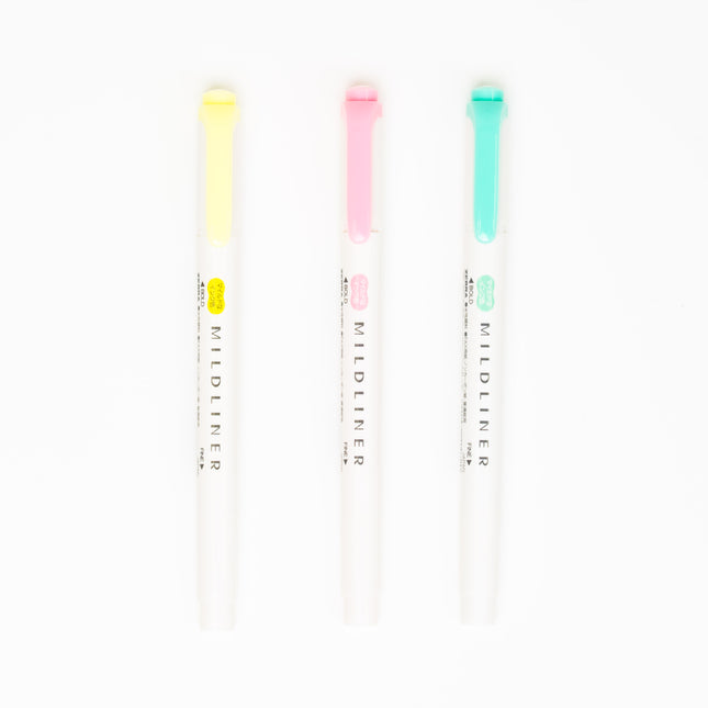 ZEBRA Mildliner 3 Colors Set - ZenPop Japan Stationery Store