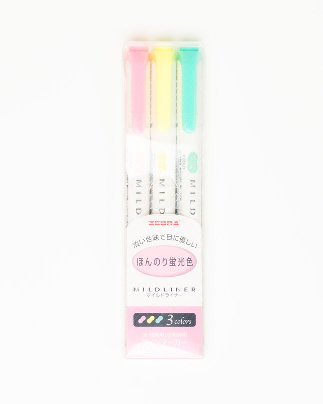 ZEBRA Mildliner 3 Colors Set - ZenPop Japan Stationery Store