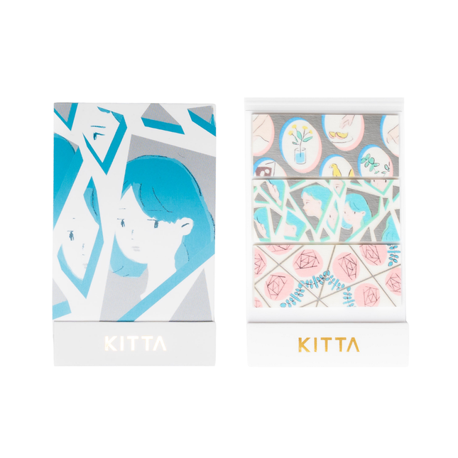 KING JIM KITTA WIDE (Silver Foil) 21mm Women mirror