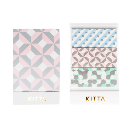 KING JIM KITTA WIDE (Silver Foil) 21mm