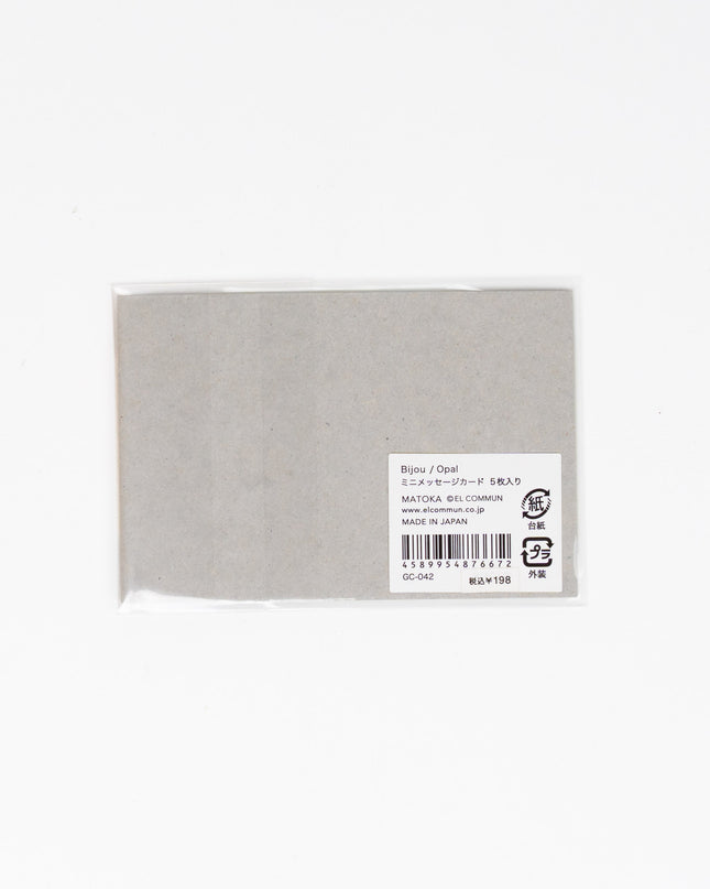 ELCOMMUNE Bijou Mini letter set - ZenPop Japan Stationery Store