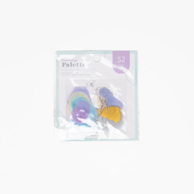 Q-lia Nuancey Palette Flake Sticker - ZenPop Japan Stationery Store