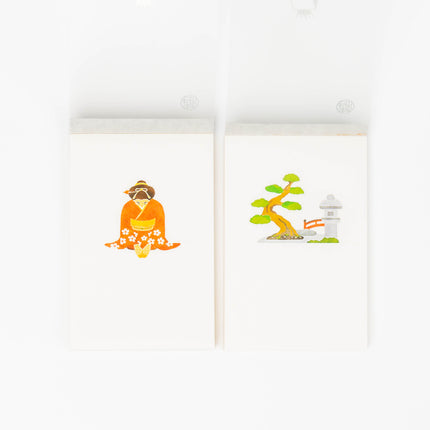 MARUMO PRINTING Die Cut Standing Message Card - ZenPop Japan Stationery Store