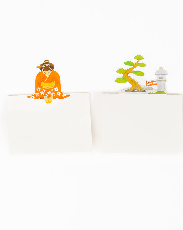 MARUMO PRINTING Die Cut Standing Message Card - ZenPop Japan Stationery Store