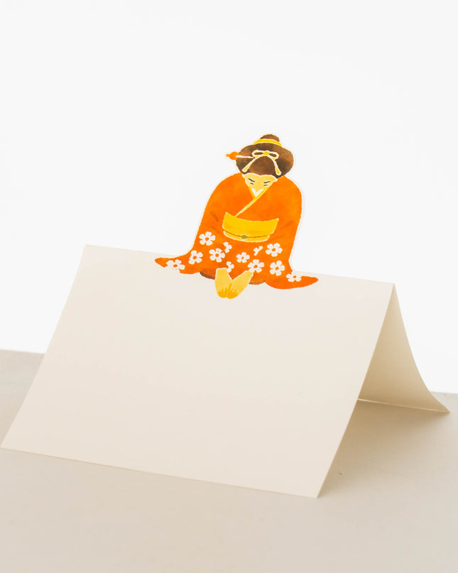 MARUMO PRINTING Die Cut Standing Message Card - ZenPop Japan Stationery Store