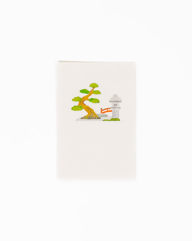 MARUMO PRINTING Die Cut Standing Message Card - ZenPop Japan Stationery Store