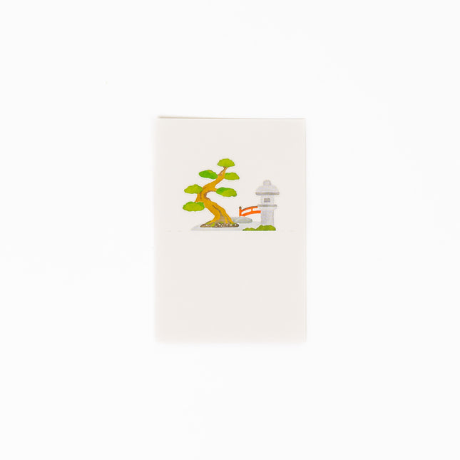 MARUMO PRINTING Die Cut Standing Message Card - ZenPop Japan Stationery Store