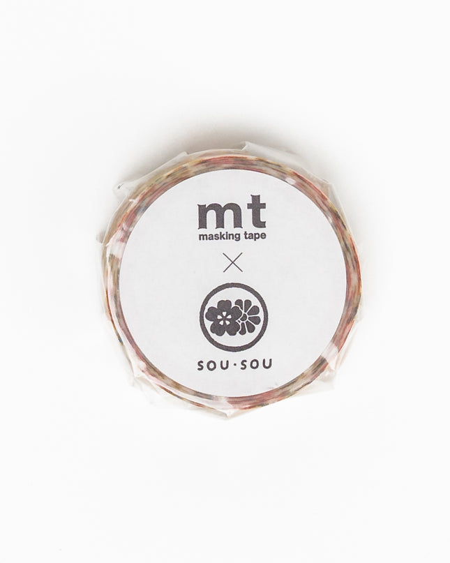 SOU・SOU × MT Textile Foil Staming Masking Tape - ZenPop Japan Stationery Store