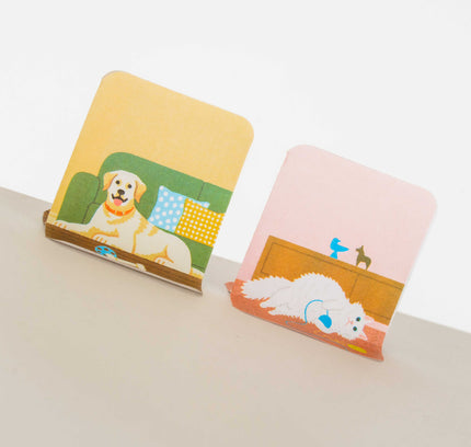 KING JIM Futamata Fusen Standing Sticky Notes - ZenPop Japan Stationery Store