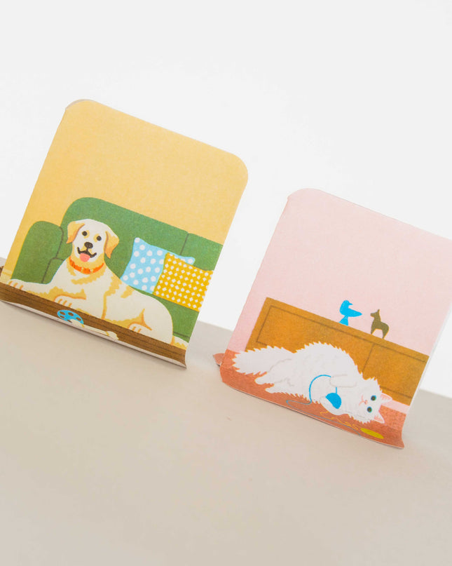 KING JIM Futamata Fusen Standing Sticky Notes - ZenPop Japan Stationery Store