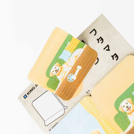 KING JIM Futamata Fusen Standing Sticky Notes - ZenPop Japan Stationery Store