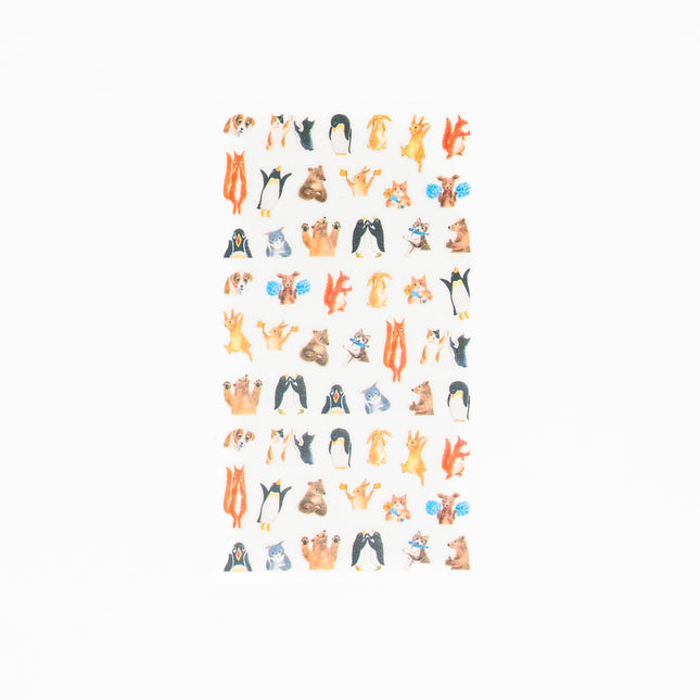 MIDORI Animal Sticker for Diary - ZenPop Japan Stationery Store