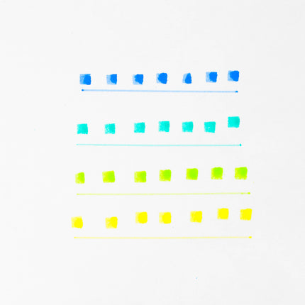 SUNSTAR Square Marker Dot E Pen 4pcs Set - ZenPop Japan Stationery Store