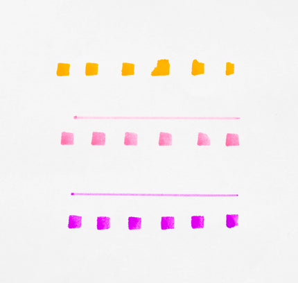 SUNSTAR Square Marker Dot E Pen 4pcs Set - ZenPop Japan Stationery Store