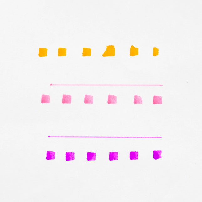 SUNSTAR Square Marker Dot E Pen 4pcs Set - ZenPop Japan Stationery Store