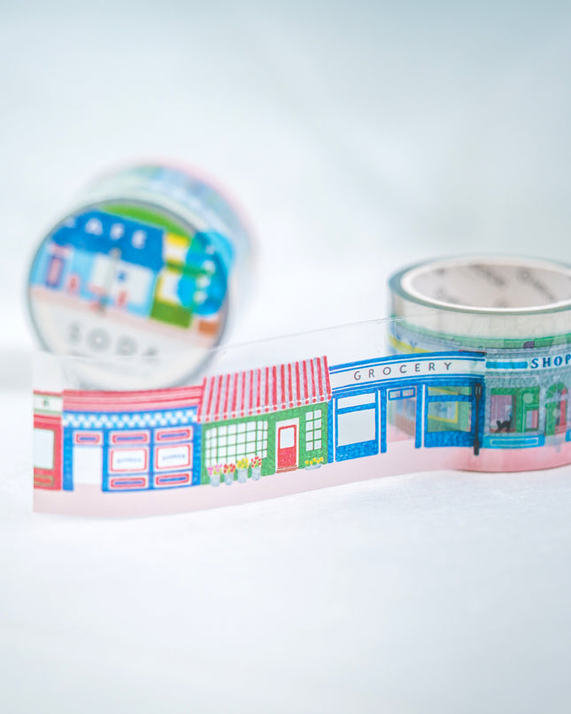 KING JIM KITTA SODA Clear Tape 30mm - Avenue (CMT30-010)