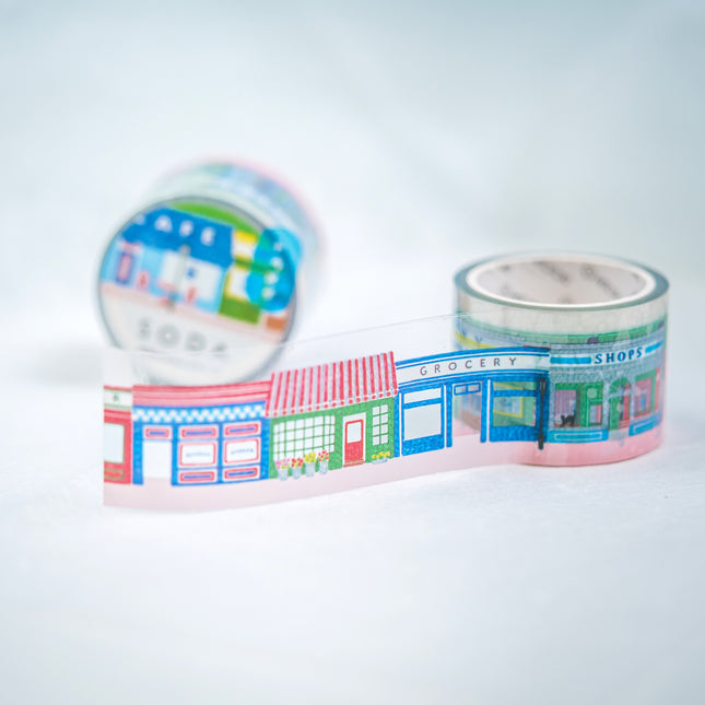 KING JIM KITTA SODA Clear Tape 30mm - Avenue (CMT30-010)