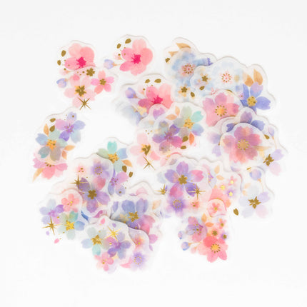 BGM Sakura Limited Flake Sticker - ZenPop Japan Stationery Store