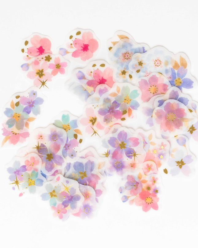 BGM Sakura Limited Flake Sticker - ZenPop Japan Stationery Store