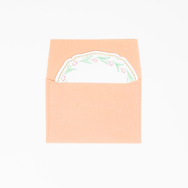 ELCOMMUNE CHARME Tulip Mini Card set - ZenPop Japan Stationery Store