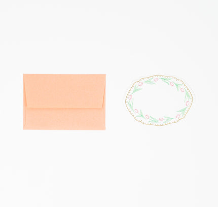 ELCOMMUNE CHARME Tulip Mini Card set - ZenPop Japan Stationery Store