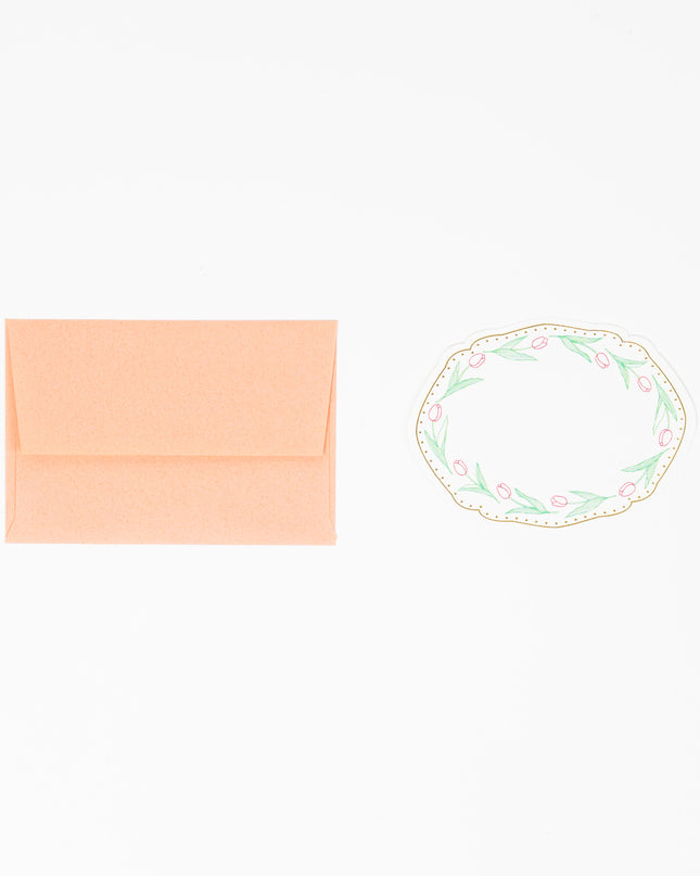 ELCOMMUNE CHARME Tulip Mini Card set - ZenPop Japan Stationery Store