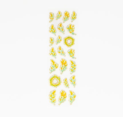 RYURYU Gradation Sticker Mimosa - ZenPop Japan Stationery Store