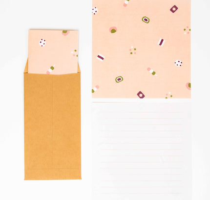 ELCOMMUNE Goyururi Origami Letter Set - ZenPop Japan Stationery Store
