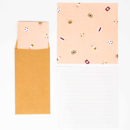 ELCOMMUNE Goyururi Origami Letter Set - ZenPop Japan Stationery Store