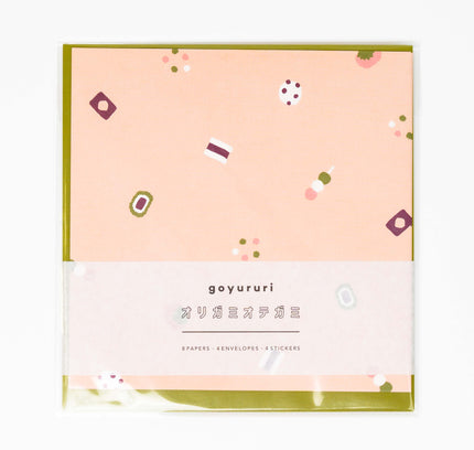 ELCOMMUNE Goyururi Origami Letter Set - ZenPop Japan Stationery Store