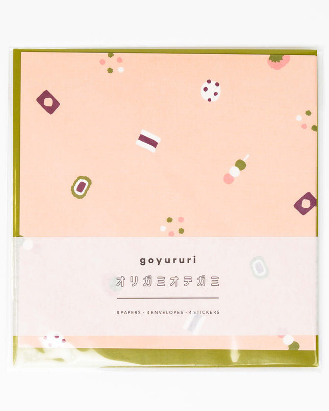 ELCOMMUNE Goyururi Origami Letter Set - ZenPop Japan Stationery Store