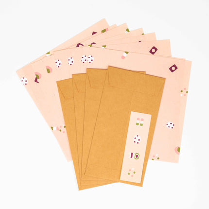ELCOMMUNE Goyururi Origami Letter Set - ZenPop Japan Stationery Store