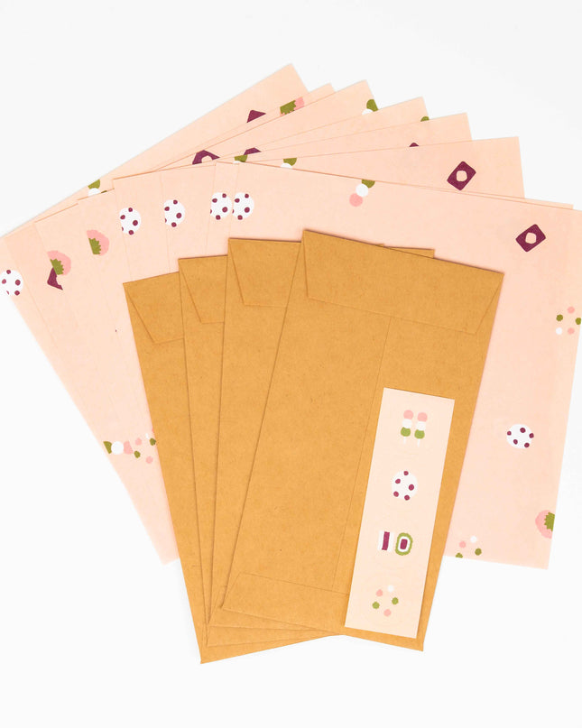 ELCOMMUNE Goyururi Origami Letter Set - ZenPop Japan Stationery Store
