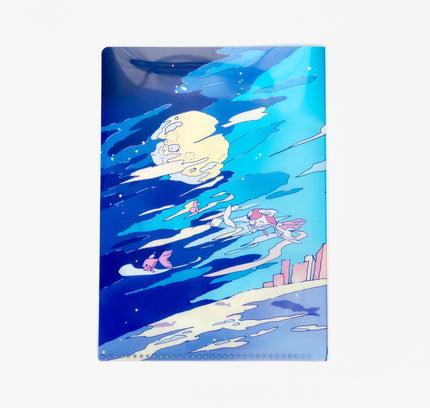 Saigetsu x ZenPop Original 3-pocket Clear Folder A5