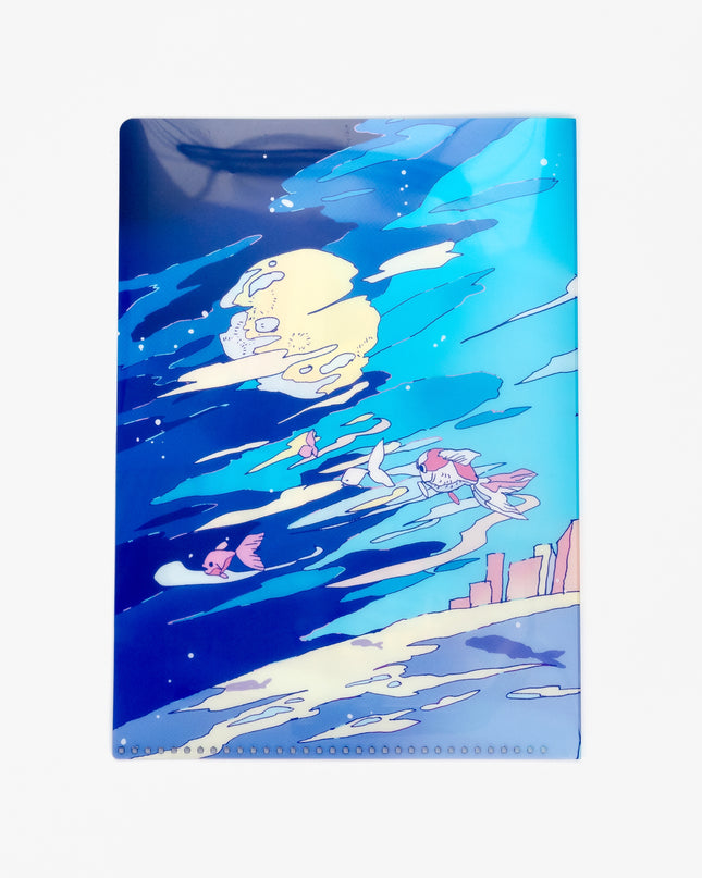 Saigetsu x ZenPop Original 3-pocket Clear Folder A5