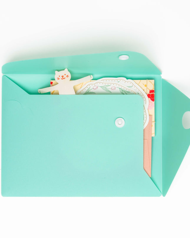 LION Pelto Color Folder Postcard Size - ZenPop Japan Stationery Store